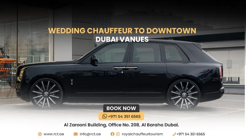 Wedding Chauffeur for Downtown Dubai Venues
