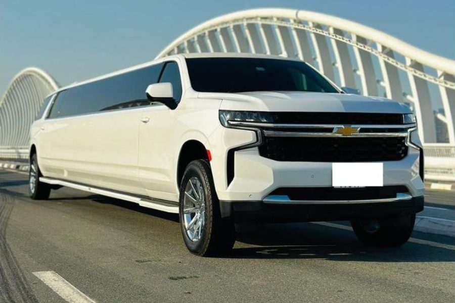 Suburban White Limousine Hire | Luxury Chauffeur Limo Service