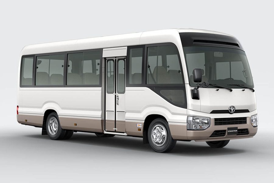 Toyota Coaster Chauffeur Service | Comfortable Group Transport with Driver