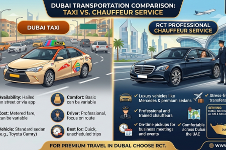 Taxi vs Chauffeur Service Dubai – Which is Better for Comfortable Travel?